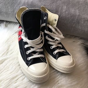 🖤 Commes Des Garçon Play High Top Black 8 🖤